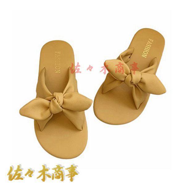 Bowknot Beach Sandals Summer Women s Slippers Cute Flat Casual Open Toe Elegant Easy Resort Travel Beach