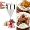 New Multi-Caliber Stainless Steel Funnel Dispenser Stand Cupcakes Baking Maker Tools Kitchen Accessori Pancake Batter Dispenser