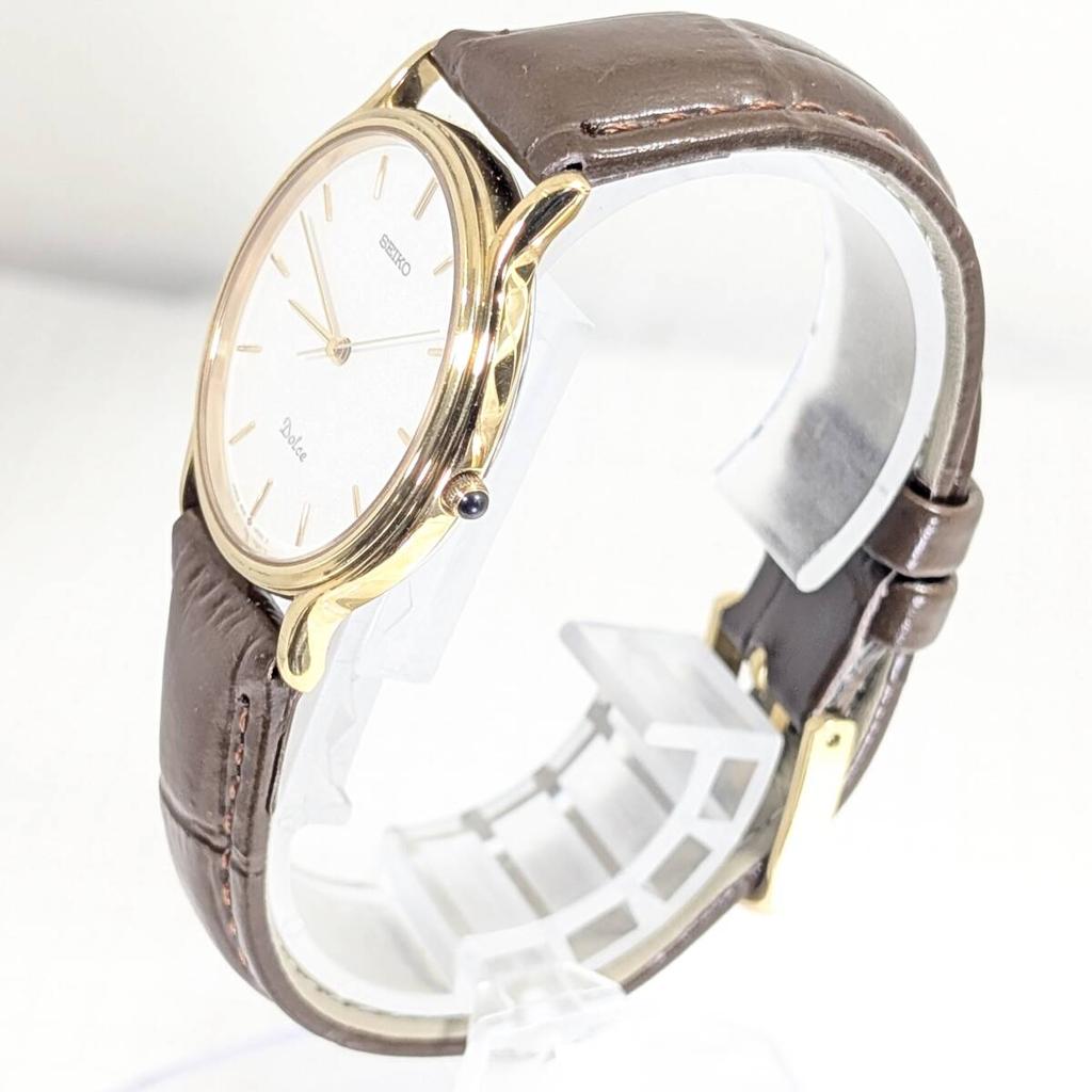 SEIKO Dolce Battery and Strap Working Men's Watch, Replaced, Condition, X-07