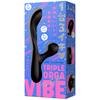 Hatopura TRIPLE ORGA VIBE Vibe Dildo black (formerly PPP)