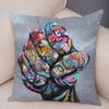 Home Decor Abstract Street Art Animal Cushion Cover Graffiti Gamepad Sofa