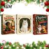 Akryl Kat Hængende Dekorationer Jul Dachshund Adventskalender, 24-Dages Nedtællingspynt til Træpynt Elskere Dekoration, Sød Kat/Dachshund 2D