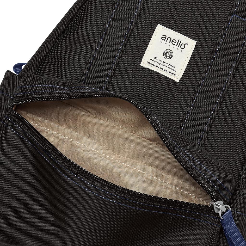 Anello Grande CRAFT GTM0304 Women's Water-Repellent Mini Backpack, Small Size, A5 Size, Black