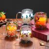 Dried Flower Double-Layer High Borosilicate Glass Cup