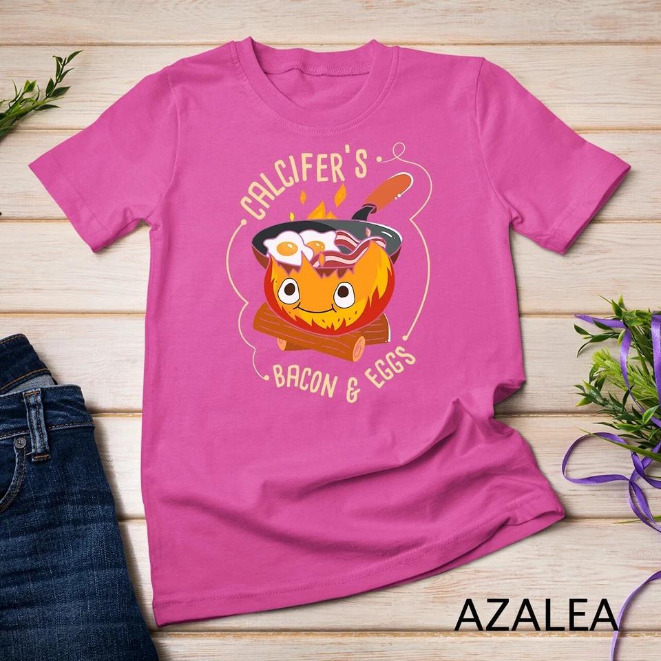 Calcifers Bacon And Egg I Camping Cooking I Bacon T-Shirt Unisex T-shirt 2 3XL