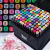 Colores Markers Brush Pens Set Painting Drawing Highlighter School Art Supplies for Artist Stationery Double Ended Markers
