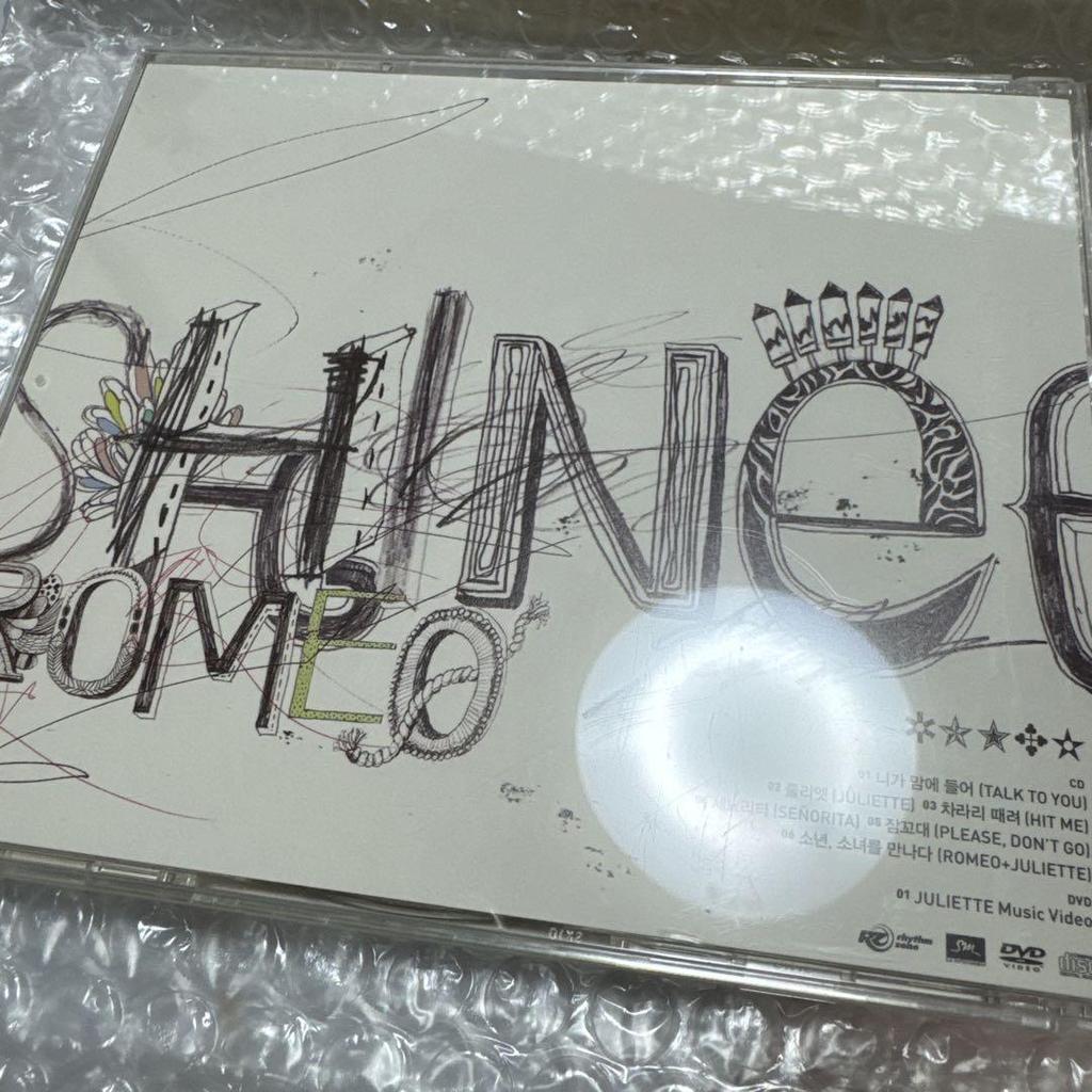 [USED] Shinee Romeo Cd Dvd Jonghyun Taemin