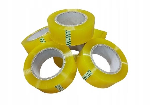 Packing Tape 6 Pieces Clear For Cartons Very Long 125 Meters