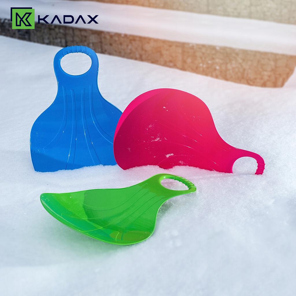 KADAX Sanki Dla Dzieci Ślizg Zjazdowy Jabłuszko Jabłko Plastikowe mocne
