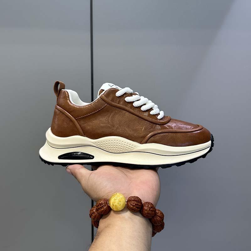 Trendige Schuhe Herbst Neu Lässige Board Schuhe Leder Oberfläche Weiche Sohle Bequem Sportschuhe ysd