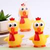 Jouet Squeaky en Caoutchouc pour Animal de Compagnie Poupée Mini Poulet