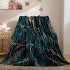 Marmor Decke Abstrakt Geometrisch Fleece Flanell Überwurfdecke Weich Warm Leicht Decke für Couch Sofa Geschenk für Mädchen Jungen