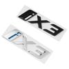 ABS iX3 Logo Car Emblem Decal Rear Trunk Badge Sticker
