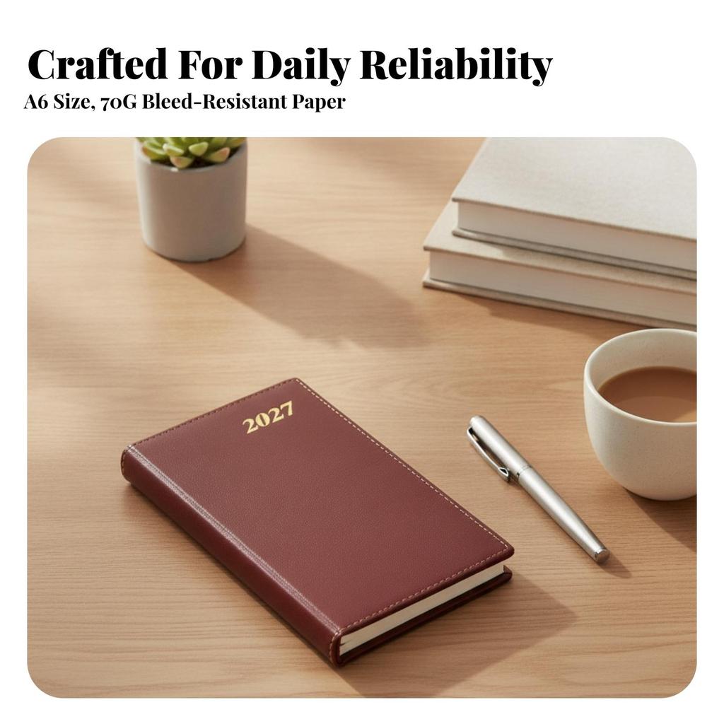 Weekly Planner Notebook Bound for Study