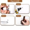 Wooden Coat Hook Wall Hooks, Heavy-duty Walnut Wood Hook, Decorative Key Holder Coat Rack Wall-mounted Hook Clothes Hanger