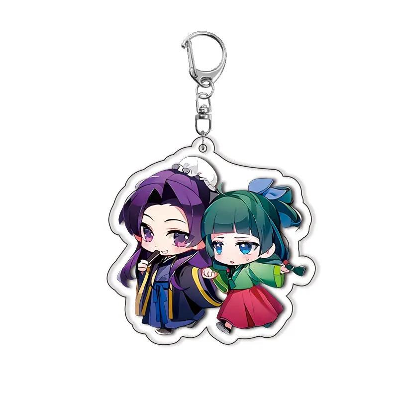 Anime Acrylic  Apothecaries Diary Maomao Jinshi Key Ring Car Jewelry Cute Woman Gifts Creative Keychain Bag Badge Pendant Gifts