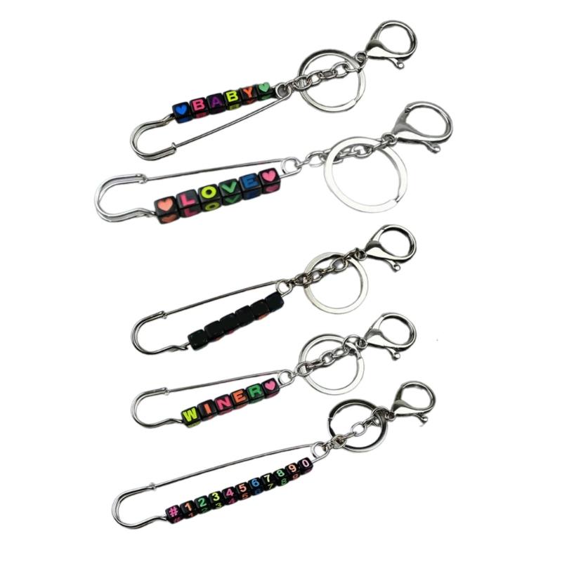 Unique Keychain Acrylic Keychain Fashionable Key Holder for Key Bag Decoration