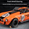 1:22 Shelby Cobra RWB 993 Miniature Toys Alloy Diecast Model Car Doors Opened Sound Light Pull Back Sportscar Exquisite Ornament
