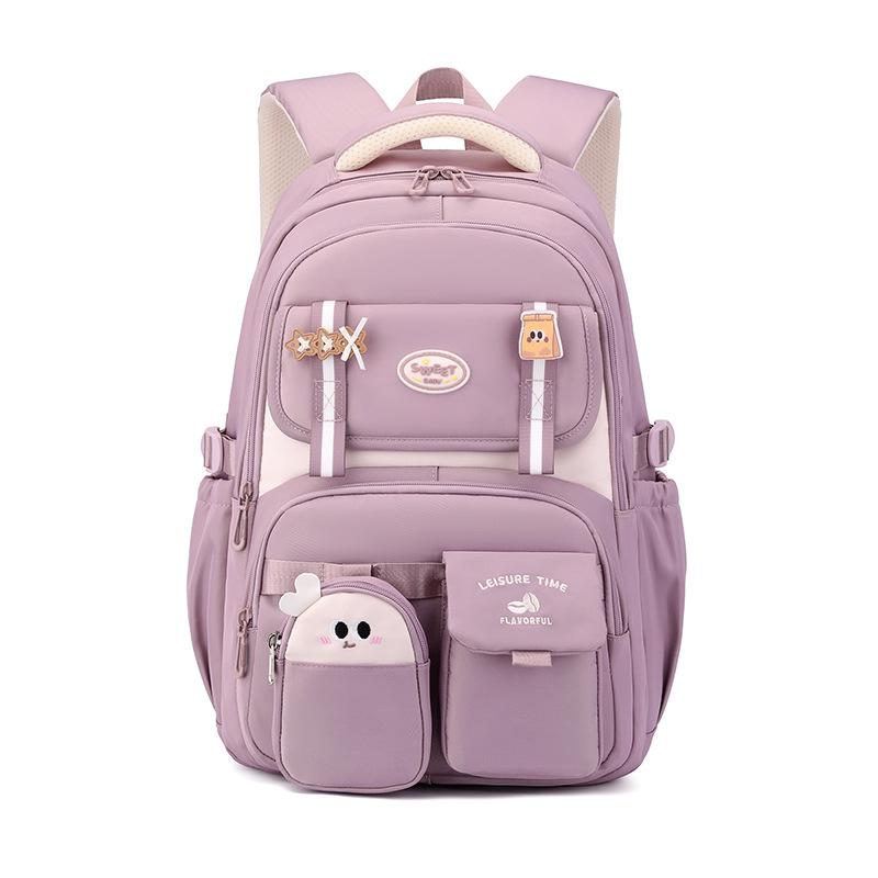 2026 New Large Capacity Elementary School Backpack Casual School Bag for Boys And Girls Middle High School Students