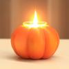 Halloween Pumpkin Lamp Decoration Creative Ghostface Pumpkin Candle Holder Outdoor Indoor Home Party Desktop Resin Ornaments