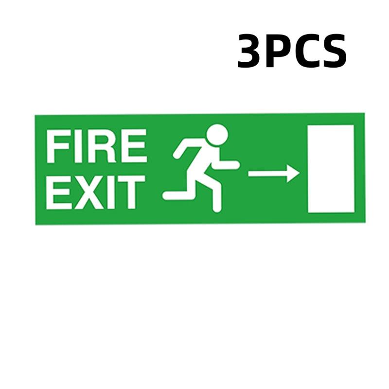 NEW 1/3Pcs Doors Stairs Home Garage Bumper Waterproof Warning Signage Design Safety Signage Car Parts