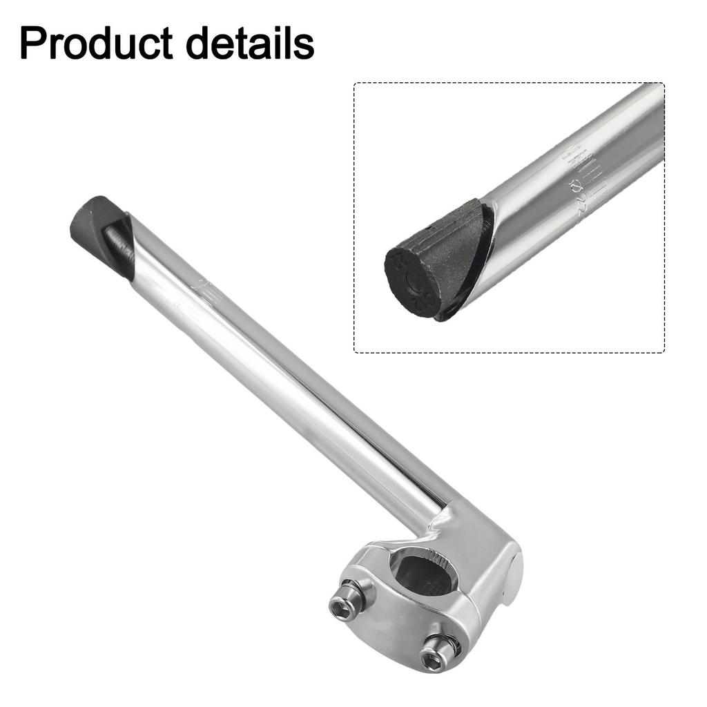 Bike Stem Gooseneck Stem Easy Installation Sturdy Construction