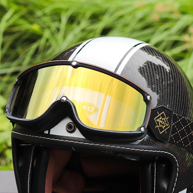 Popular Online Celebrity Prince Motorcycle Goggles, Harley Retro Helmet Goggles, Outdoor Riding Wind and Sand Protection Glasses
