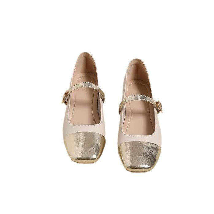 Xiaoxiangfeng Mary Jane Shoes Girl 2025 New Popular Spring and Autumn Flat-bottomed Fairy Shoes French Evening Gentle Single Shoes