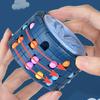 3D Cube Toy Magical Bean Gyro 360° Rotate Slide Puzzle Game Adult Relieve Stress Children Infant Educational Montessori Toy Gift