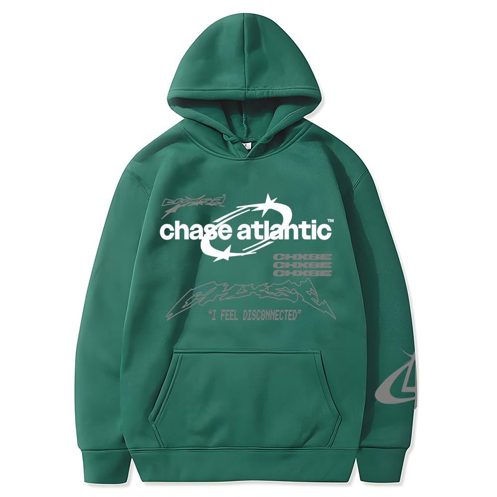 Chase Atlantic I Feel Disconnected Hoodie 2025 Fashion Graphic Clothing Women Men High Street Oversized Pullovers Sweatshirt Y2K