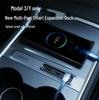 Tesla Model 3/Y Center Console USB Hub: One-to-Three Expansion Dock Charger
