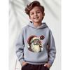 SIX SEVEN Christmas Print Hooded Sweatshirt, Streetwear Casual Style Unisex Men Women Teens Kids, Winter Fall Top