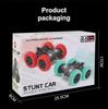 2.4G Remote Control Stunt Car: Four-Wheel Drive, Flipping Swing Arm, LED Lights - Toy for Kids