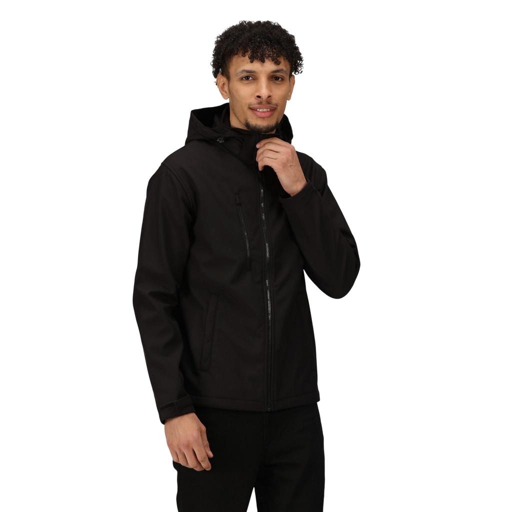 Regatta Mens Venturer 3 Layer Hooded Soft Shell Jacket