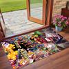 Crystal Velvet Rug Custom Name Text, Soft Non Slip Floor Mat Home DecorUndertale