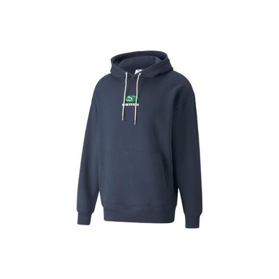 Butter Goods Collaboration SS22 Letter Logo Solid Hoodie Men Tops Blue 534057-84
