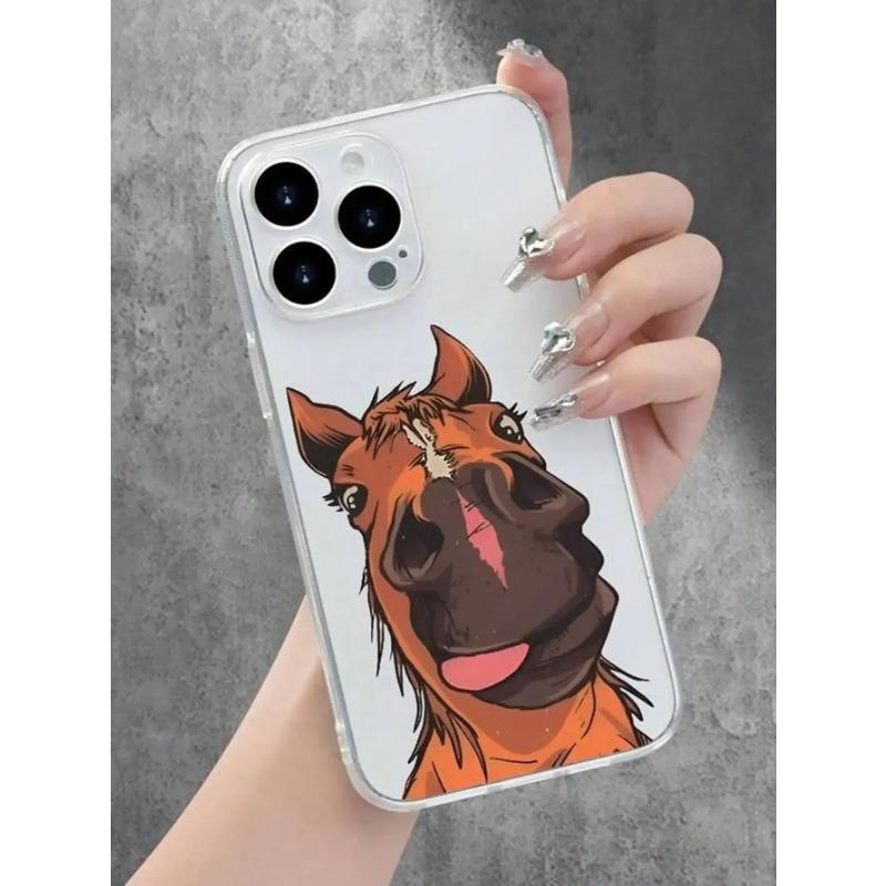 

Funny Goofy Horse Face Phone Case For Samsung Galaxy S24 S23 S22 S25 Ultra Plus Shockproof Soft Cover S22+ S23+ S24+ S25+ Shell Galaxy S22