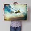 The Famous Hawker Sea Fury Printed Poster Customized Wall Art Retro Vintage Metal Tin Signs for Decoration Room Custom Plate