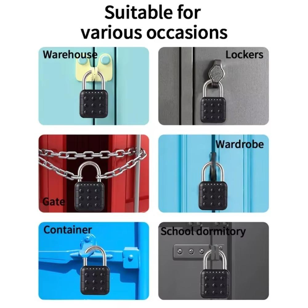 Anti-Theft Fingerprint Locker Lock Keyless Fingerprint Password Lock Fingerprint Padlock  Home