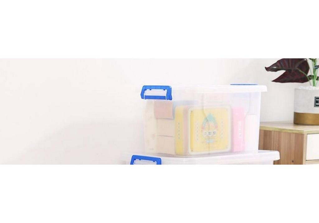 Extra-Large Transparent Plastic Storage Box for Car, Home, or Dorm - Multi-functional Toy Organizer