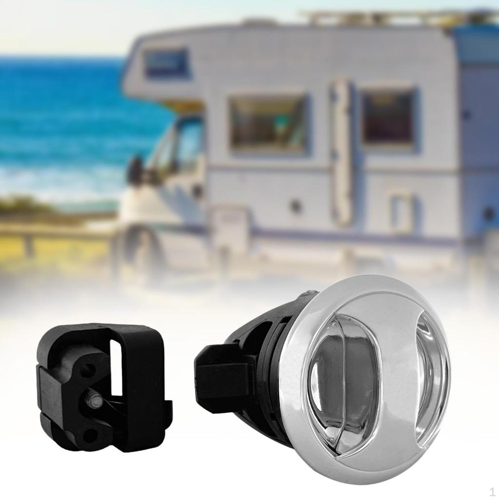 Boat Knob Type Door Lock Professional Anti Noise Accessory Marine Latch for Cupboard RV Yacht