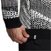 adidas Pk Gradacja Pasków Tył Zamek Błyskawiczny Slim Fit Sweter Dzianinowy Męski Top Szary HM7625
