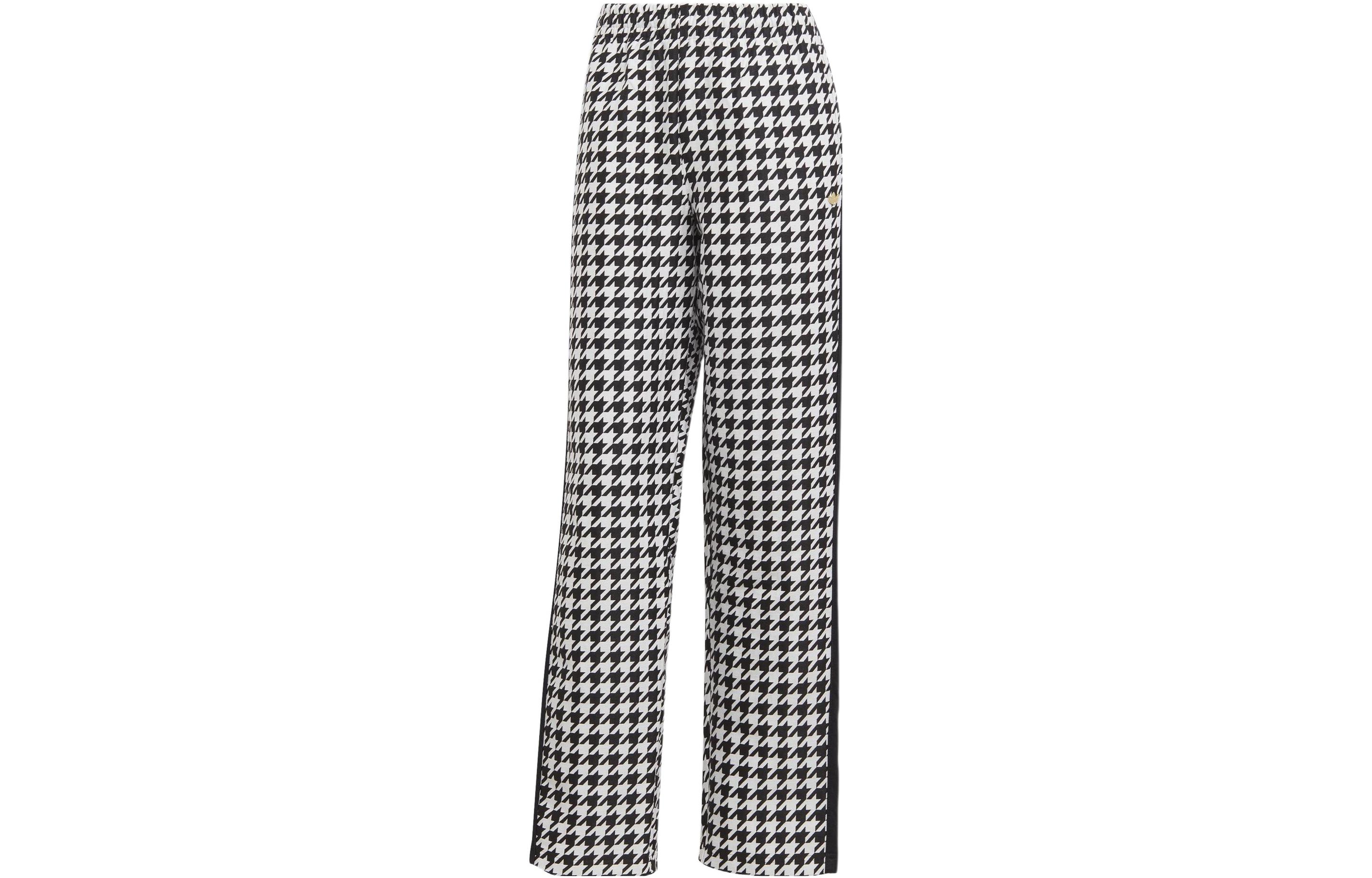 adidas originals Houndstooth Wide Leg Pants Black IB7715 L