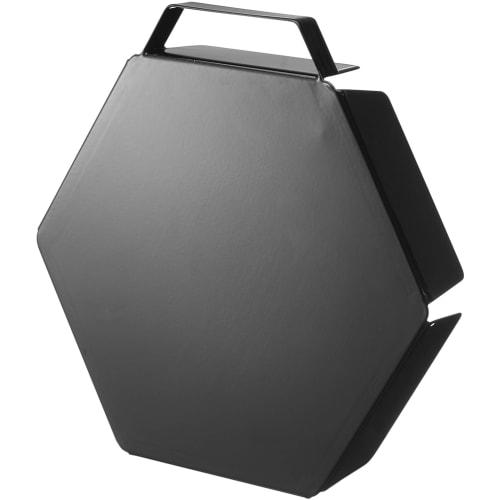 Yamazaki Tower Trivet Cover, Black, Standing Height: 21.8cm W x 21.7cm D x 4cm H (including handle), Stain and Oil Splash Preventative, Product Number