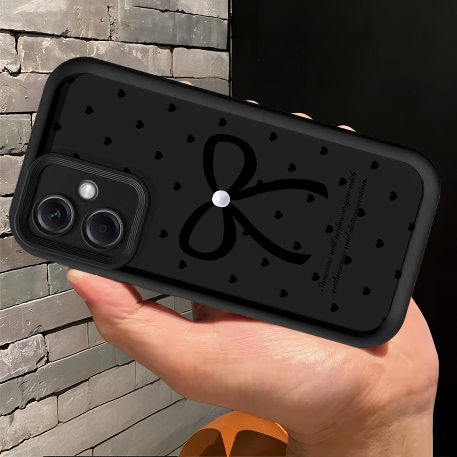Cartoon Bow Phone Cover Case for Xiaomi Poco F8 C61 C51 X3 NFC C50 X3 Pro