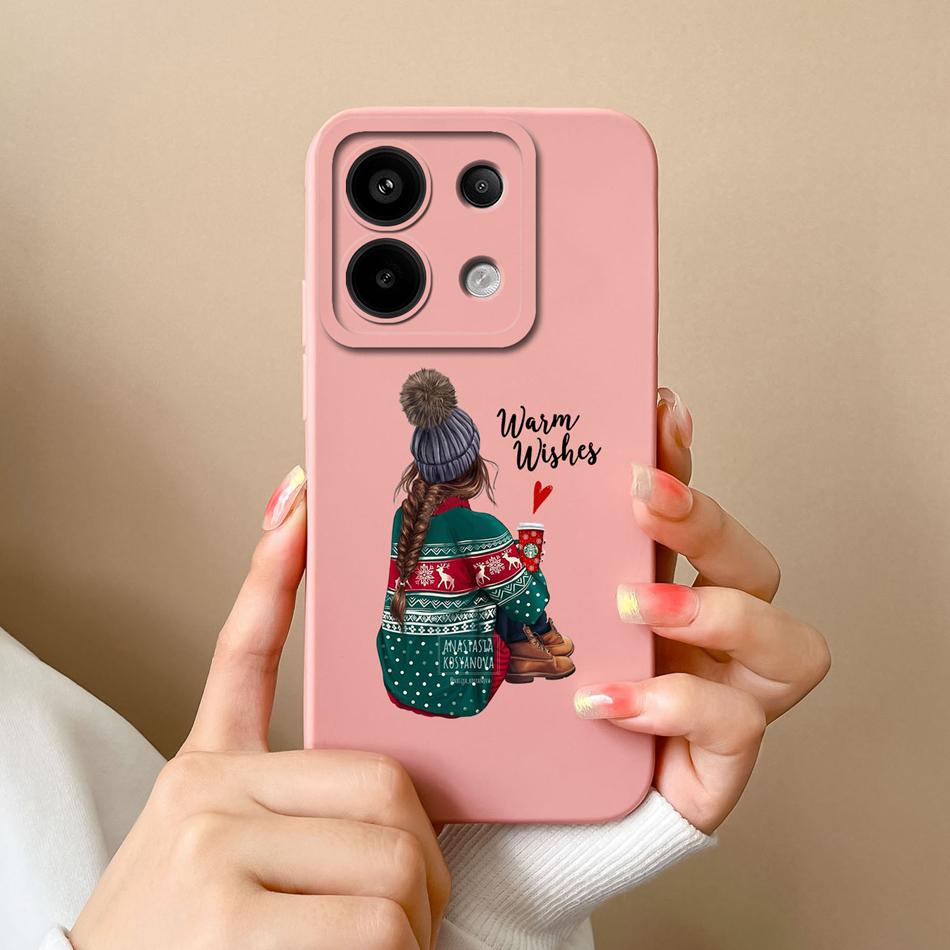 Case For Xiaomi Poco X6 Pro Anime Soft Liquid Silicone Full Protection Shockproof Phone Cover For PocoX6 X6Pro Protector Coque