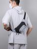 Unisex Lightweight Sporty Crossbody Square Bag with ID Holder and Phone Pocket In Chinese Style.