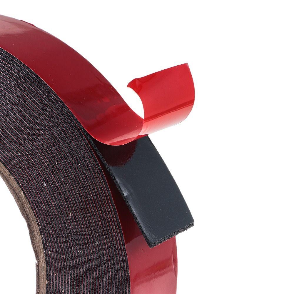 1inch x 33 Ft Red 2 Sided Car Tapes Mounting Tape Strong Adhesive Foam Tape Double Sided Tape