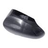 Car Right Side Wing Rearview Mirror Cover Cap ABS Fit For Toyota Yaris 2012- Black Carbon Fiber Texture Style
