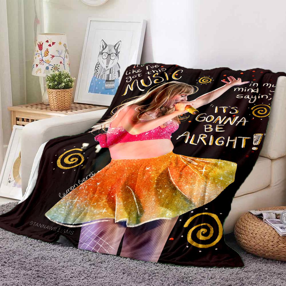 Taylor Swift Blanket, High quality Comfortable for All Seasons, Home Decor, Warmth and Comfort